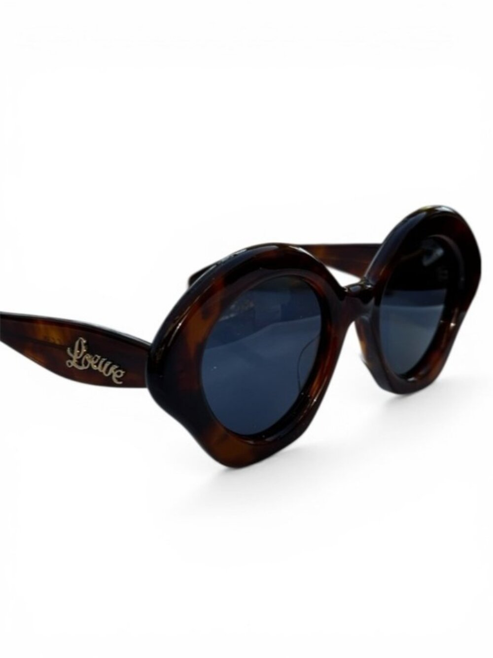 Loewe Oversized Round Sunglasses LW40125U Tortoiseshell w/ COA Italy